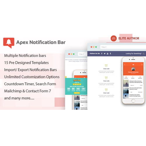 Apex Notification Bar
