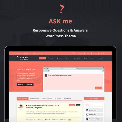 Ask Me – Responsive