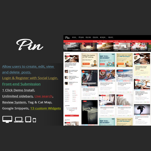 Pin = Pinterest Style